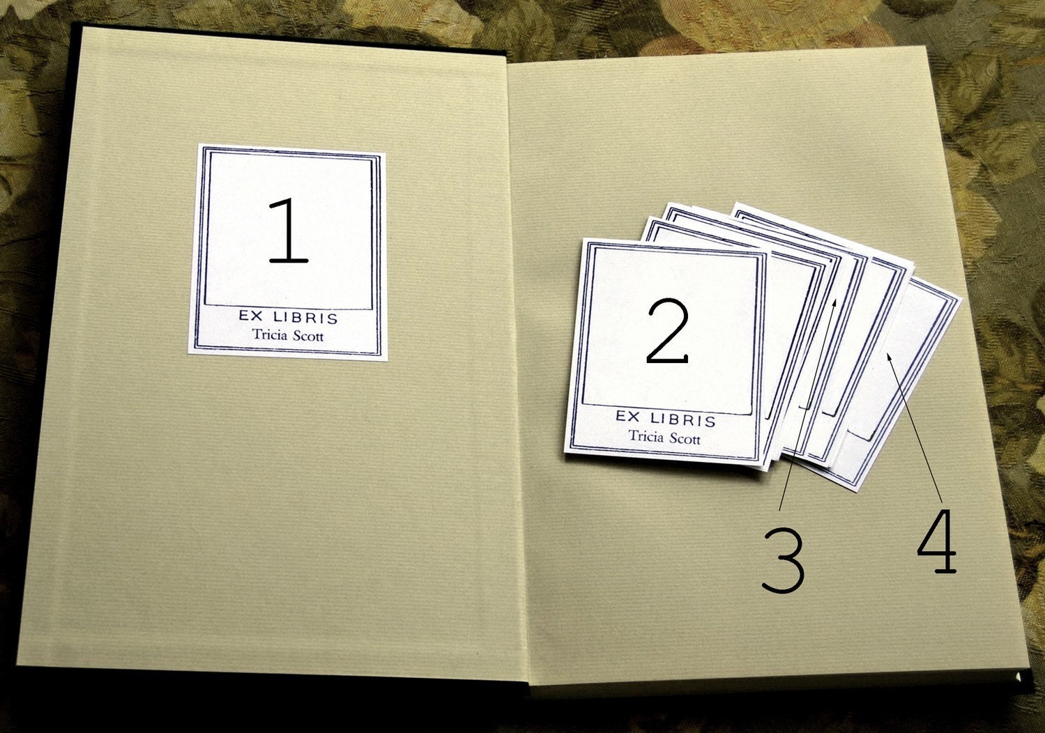 Mix and Match Bookplate Set--Personalized or Blank