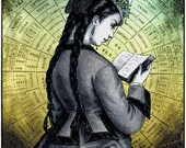 She Filled Her World With Words Bookplates (Personalized or Blank)