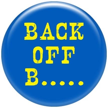 Back Off Annoying Driver Tailgater Vinyl Bumper Sticker
