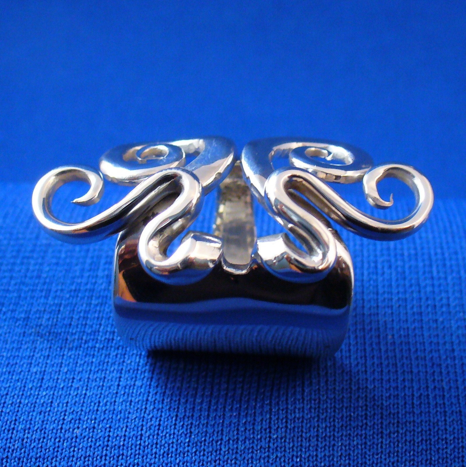 Solid Sterling Silver Real Fork Ring Size 5 to 16