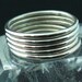 Sterling Silver Polished Stacking Ring Set