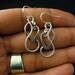 Handmade Sterling Silver Twisted Wire Earrings