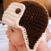 PDF Pattern for Crochet Baby Bomber Hat with Permission to Sell What You Make