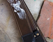 The Wildlife Artist Series Guitar Strap in Buckskin Brown
