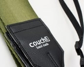 Army Green Recycled Seatbelt Camera Strap - Vegan Eco Friendly - Tons of colors to choose from