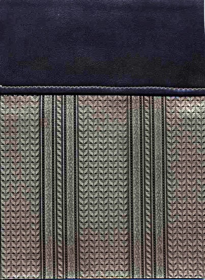 Chevron Grey 1960 GMC Truck Bench Wallet - Vegan