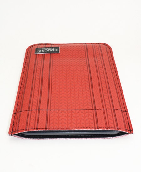 Kindle 3 & Kindle Fire Cover made from 60's GMC Truck Vinyl - Vintage and Vegan and Red