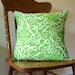 Organic cotton Ampersand typography cushion cover pillow