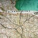Pillow cover map cushion Texas, Organic cotton, cushion cover, pillow cover, throw pillow, decorative pillow.