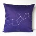 VIRGO zodiac cushion, astrology decorative pillow eco friendly organic cotton cushion cover, pillow, 16", 41cms