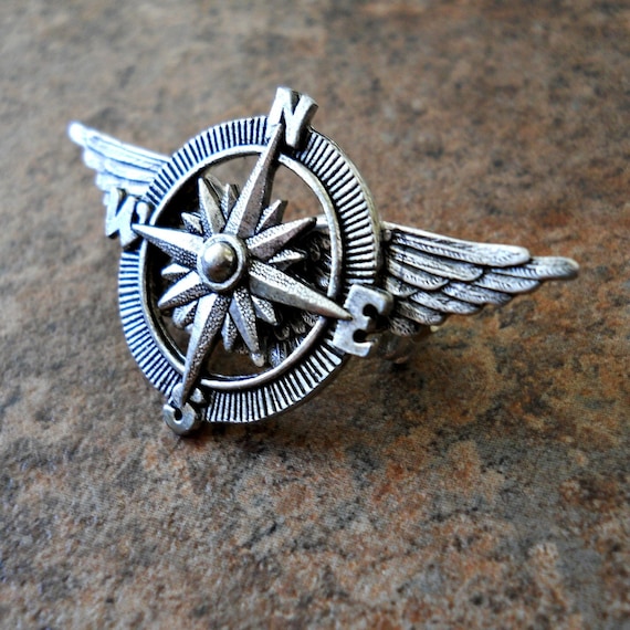 The ORIGINAL Victoriana Steampunk Airship Captain Lapel Pin Exclusive Design by Enchanted Lockets Only, Unisex Styling