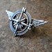 The ORIGINAL Victoriana Steampunk Airship Captain Lapel Pin Exclusive Design by Enchanted Lockets Only, Unisex Styling