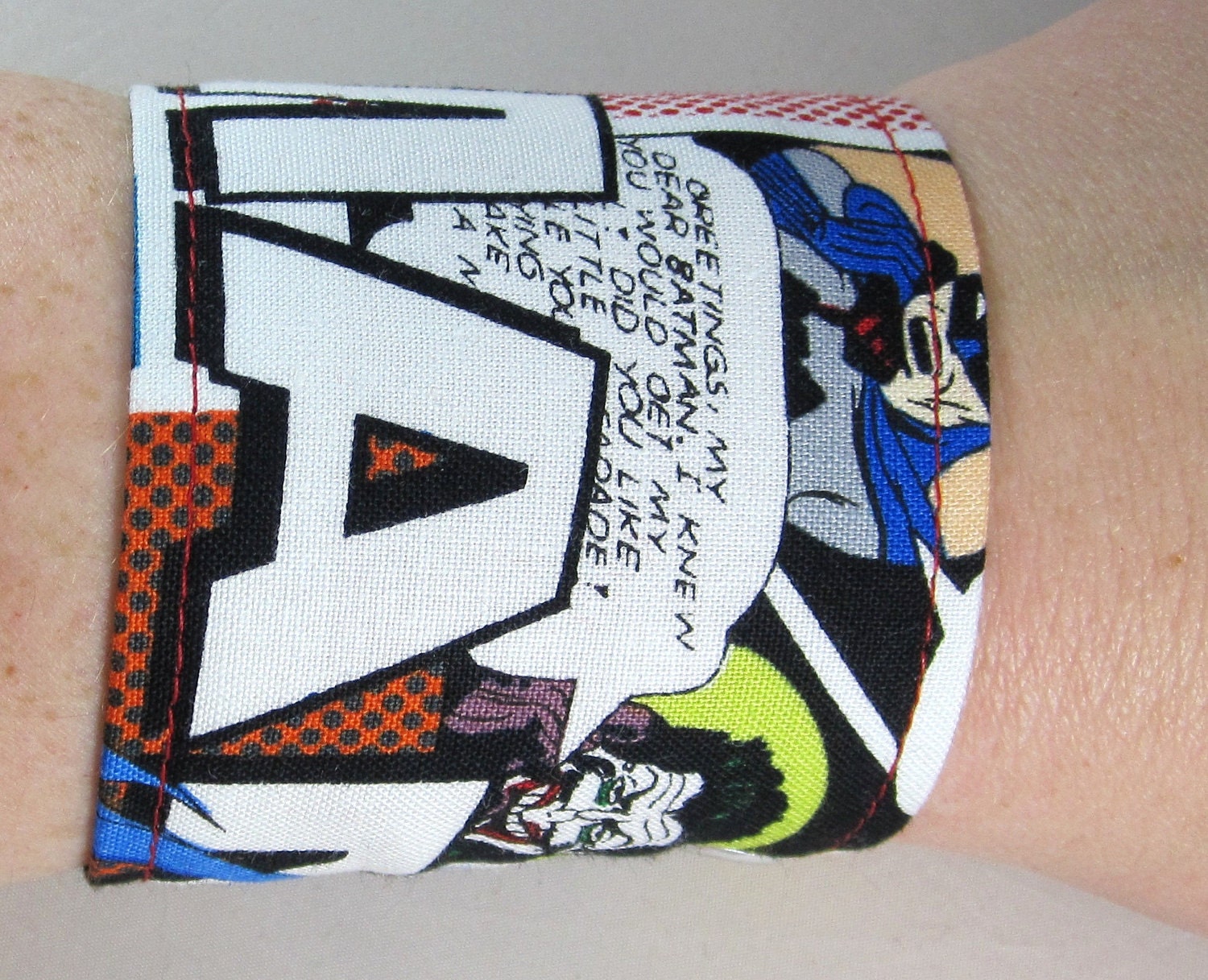 Batman Comic Geeky Cuff Bracelet