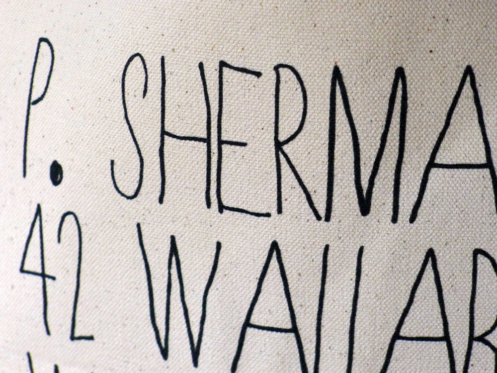 P. Sherman, Finding Nemo tote, disney pixar tote bag, Finding nemo, P. Sherman