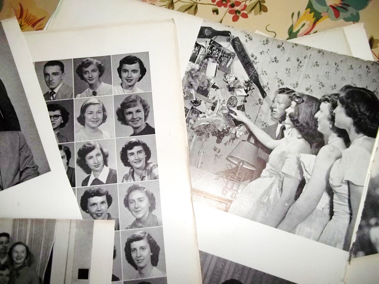 Antique Vintage Yearbook Photos 1950s SIU Obelisk Southern Illinois University Carbondale