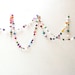 Garland of Whimsical Colorful Recycled Repurposed Art Paper - 12.5 yards (11.5m)
