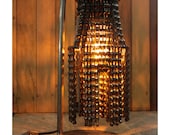 Reclaimed Metal and Bicycle Table Lamp  - 14 inch height x 5.5 inch diameter - Facaro, CONNECT 6