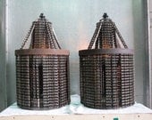 Reclaimed Metal and Bicycle Table Lamp - 12.5" height x 5.5" diameter, Facaro - CONNECT 20