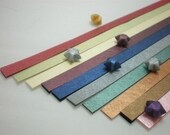 Precious Metal (Part II) Origami Lucky Star Paper Strips - pack of 80 strips