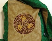 Celtic Horses Epona Green Messenger Monk Bag PurseTreasury Item