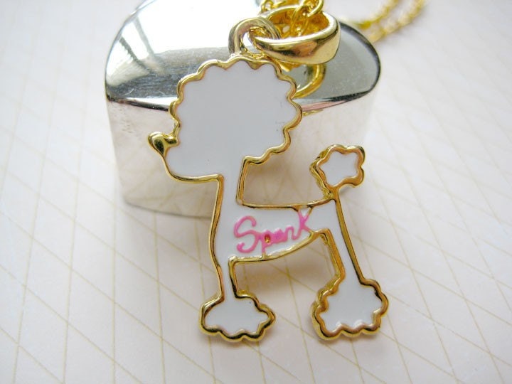 Poodle Necklace, Dog Necklace