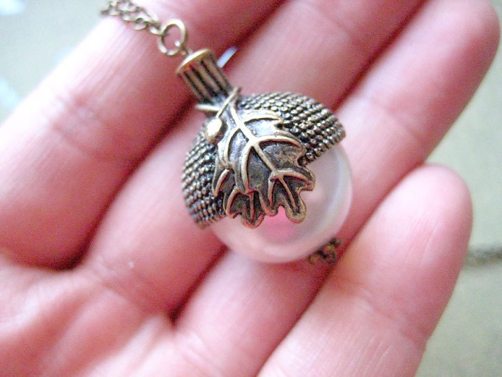 Acorn Necklace, Autumn Jewelry, Fall Necklace
