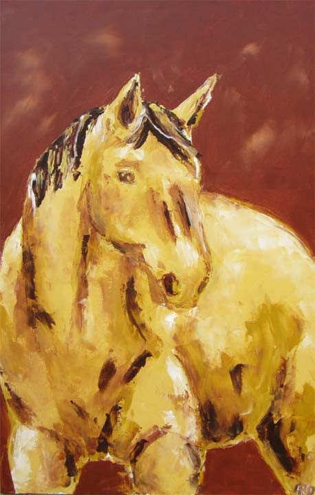Big Horse - Mahogany 24 x 36