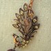 Bridal Necklace, Purple Pearls, Peacock Necklace, Bridesmaid Necklace, MACIE