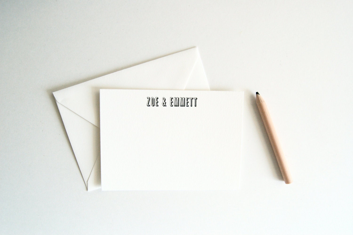 Zoe - Personalized Letterpress Stationery