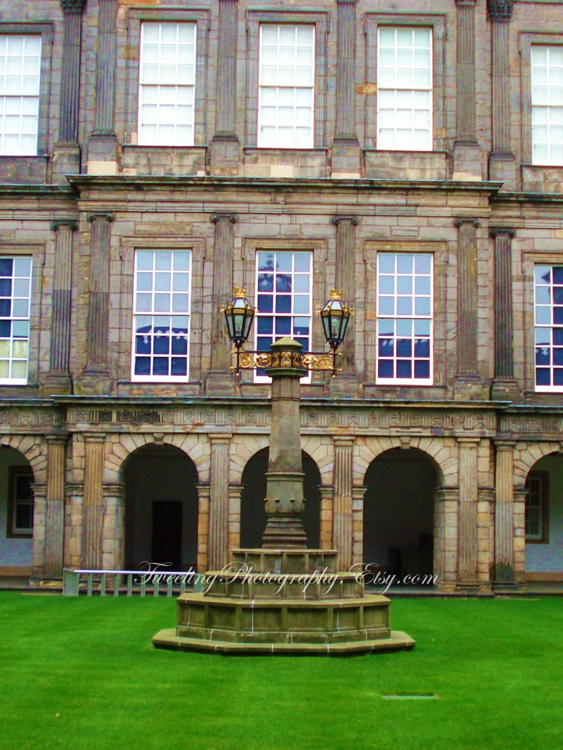 Palace at Holyrood House in Edinburgh 5x7 Signed Metallic Photograph
