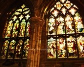 Scottish Stained Glass 5x7 Signed Metallic Photograph