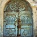 Doors photography, teal, rusty, Tel Aviv door, David star, synagogue, old synagogue door