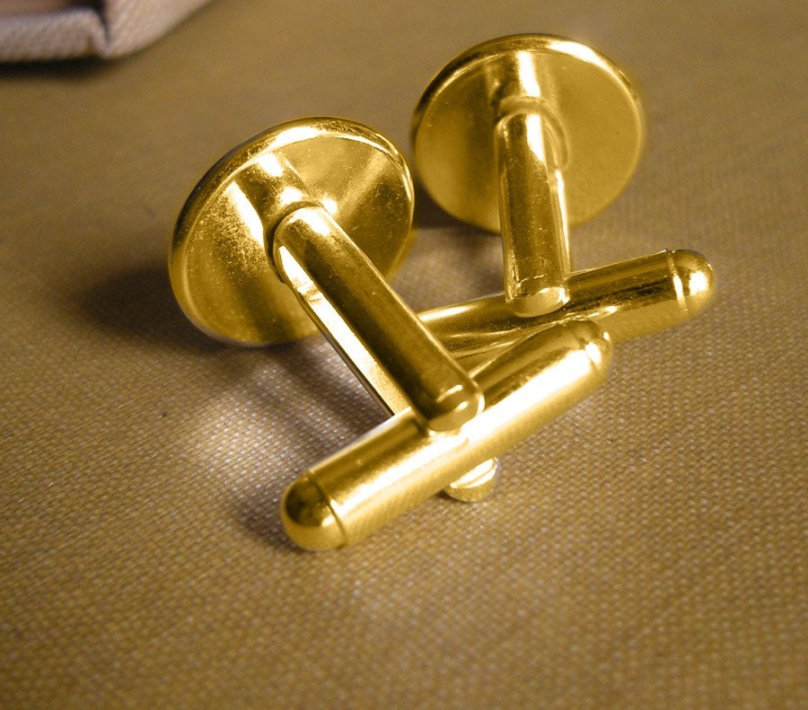 Anchor Cuff links in Navy Blue and Gold - Nautical Beach Wedding - cufflinks for Groom Best Man Graduate or Father's Day