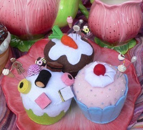 Cupcake Pincushion Pattern