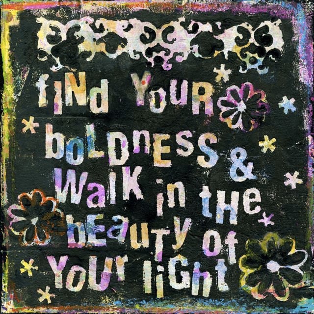 The Beauty of Your Light...An Art Print...6x6