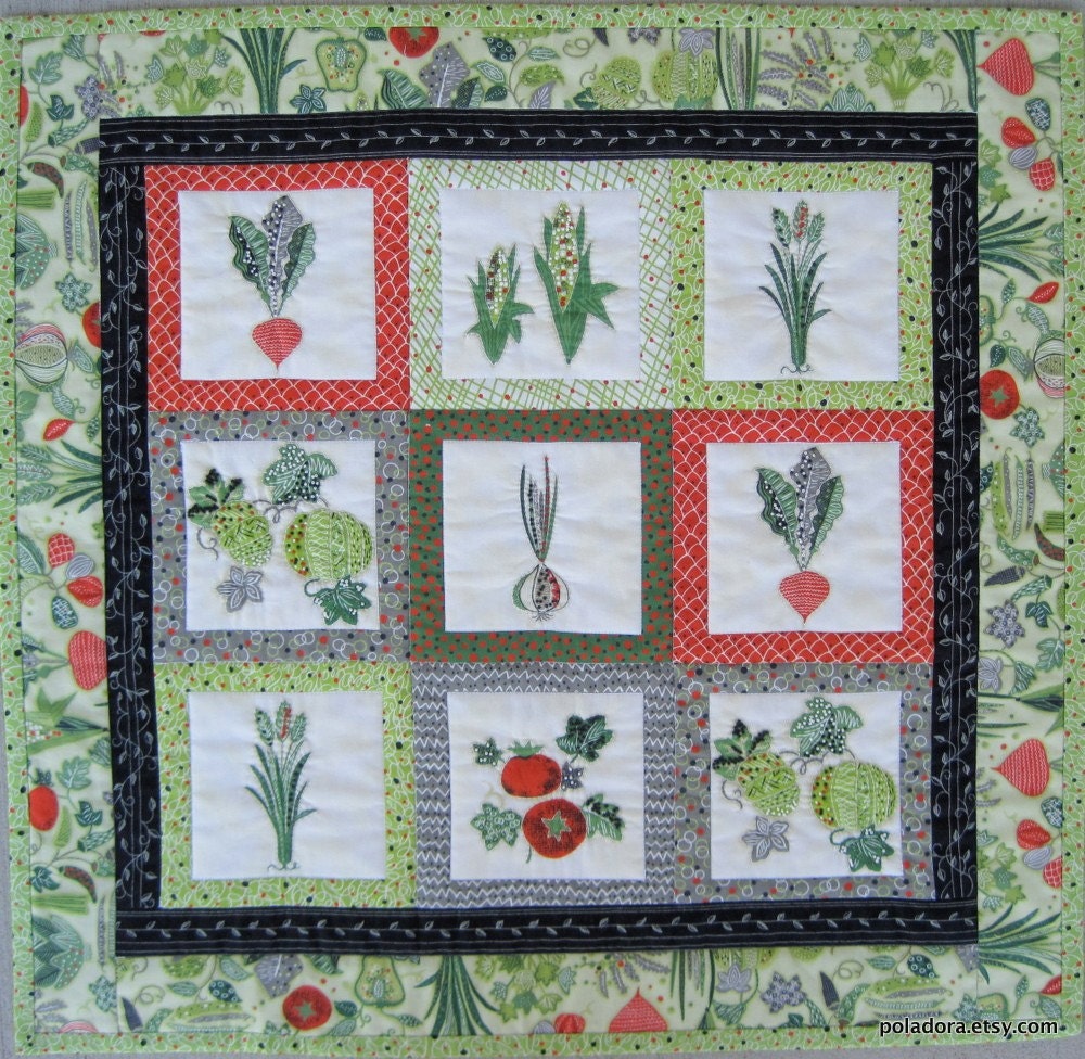 Quilt Mini Veggie Pizza Original