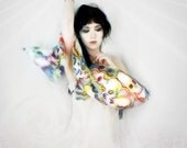 Day of the dead - silk skull scarf - Halloween fashion