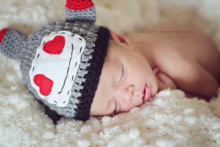 Baby Robot Hat- Little "Lovebot"