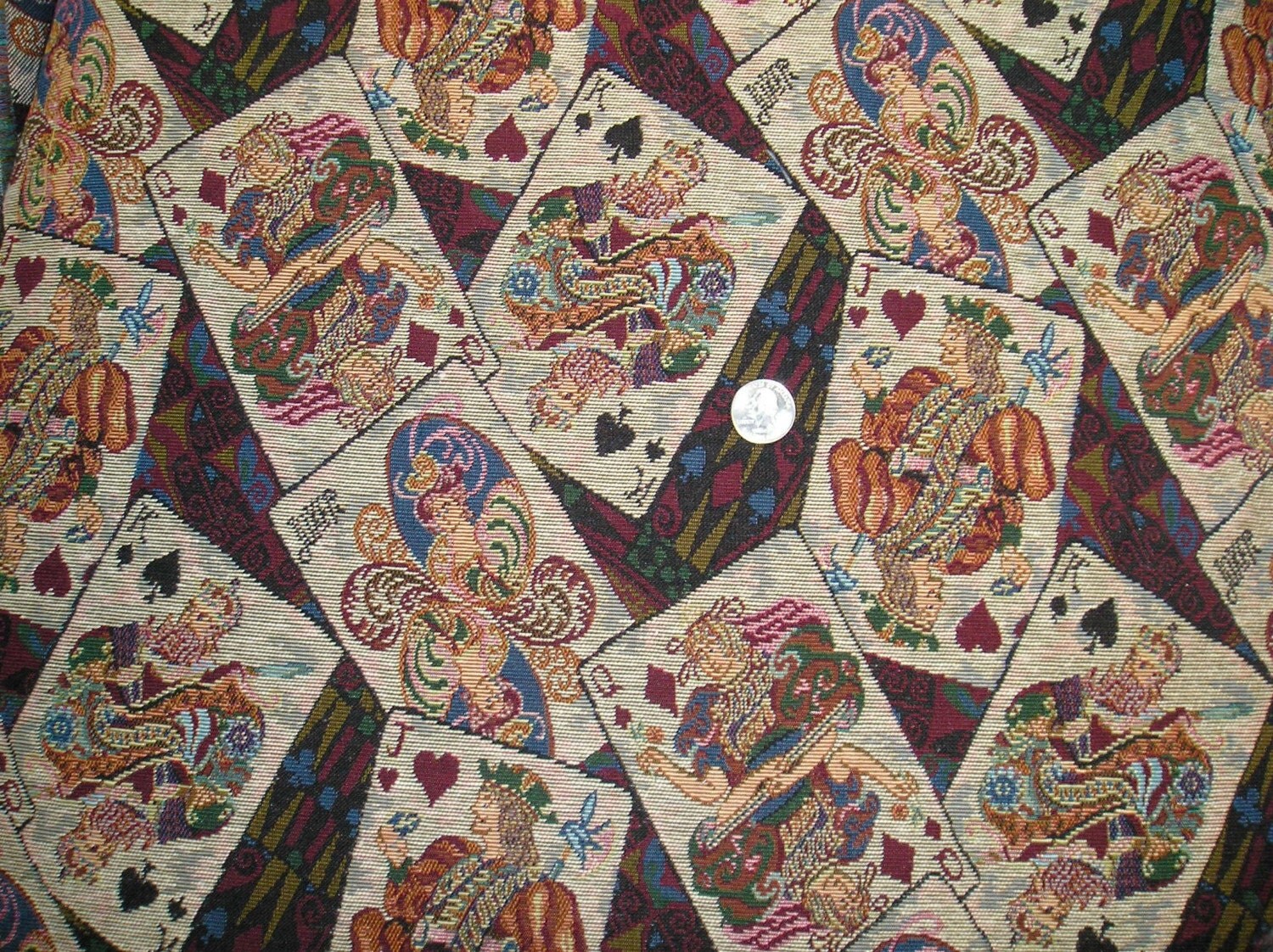 playing cards fabric