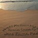 Names in the Sand at the Jersey Shore