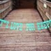 Engagement Sign/Banner/Photo Prop - It's Love for Keeps- Tiffany Blue