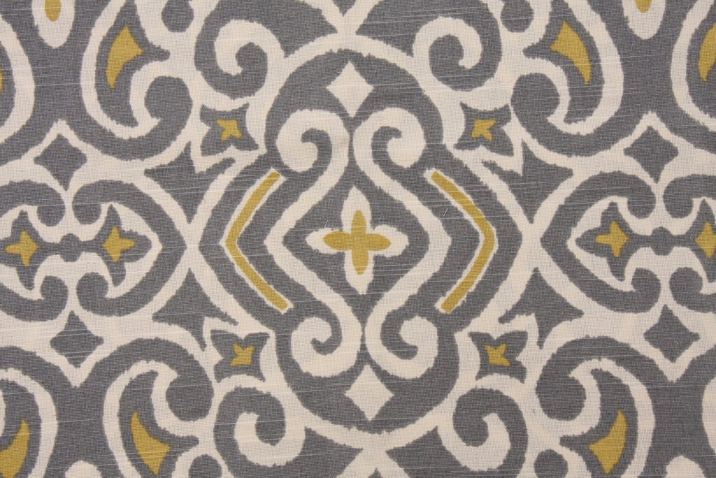 Gray and Citrine Green Dwell Studio Robert Allen Fabric