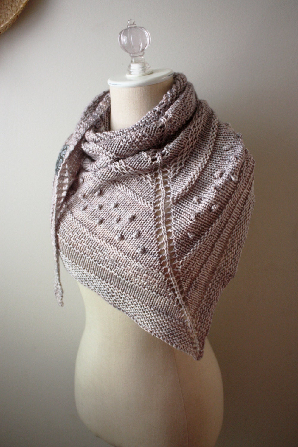 Shawl Knitting Pattern / Chunky Textured Knit / Texelle / PDF Digital Delivery