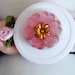 Summer button bracelet pastel ooak statement expandable women's gift