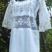 gathering memories mini dress, silk and lace, hippy summer, small