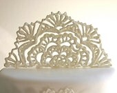 Sugar Doilies, Sugar Lace, Edible Cake Topper / Embellishments / Decorations -3 piece set