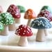 Chocolate Filled Toadstools CUSTOM COLOR 50 / Featured in the Brides Guide -Martha Stewart Weddings