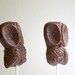Dark Chocolate Toffee, Wise Owl Pops. "12" of a feather.