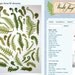 Edible Sugar Ferns & Fiddle Heads 60 assorted / as seen in the Bride's Guide-Martha Stewart Weddings and Unruly Things