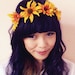 yellow sunflower headband // woodland collection // kristen